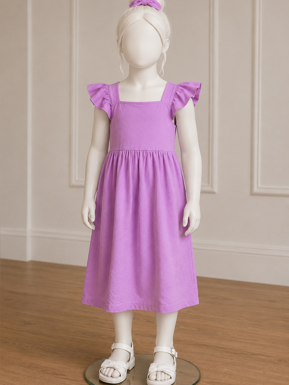 Jcrew crewcuts pink girls midi dress size 6